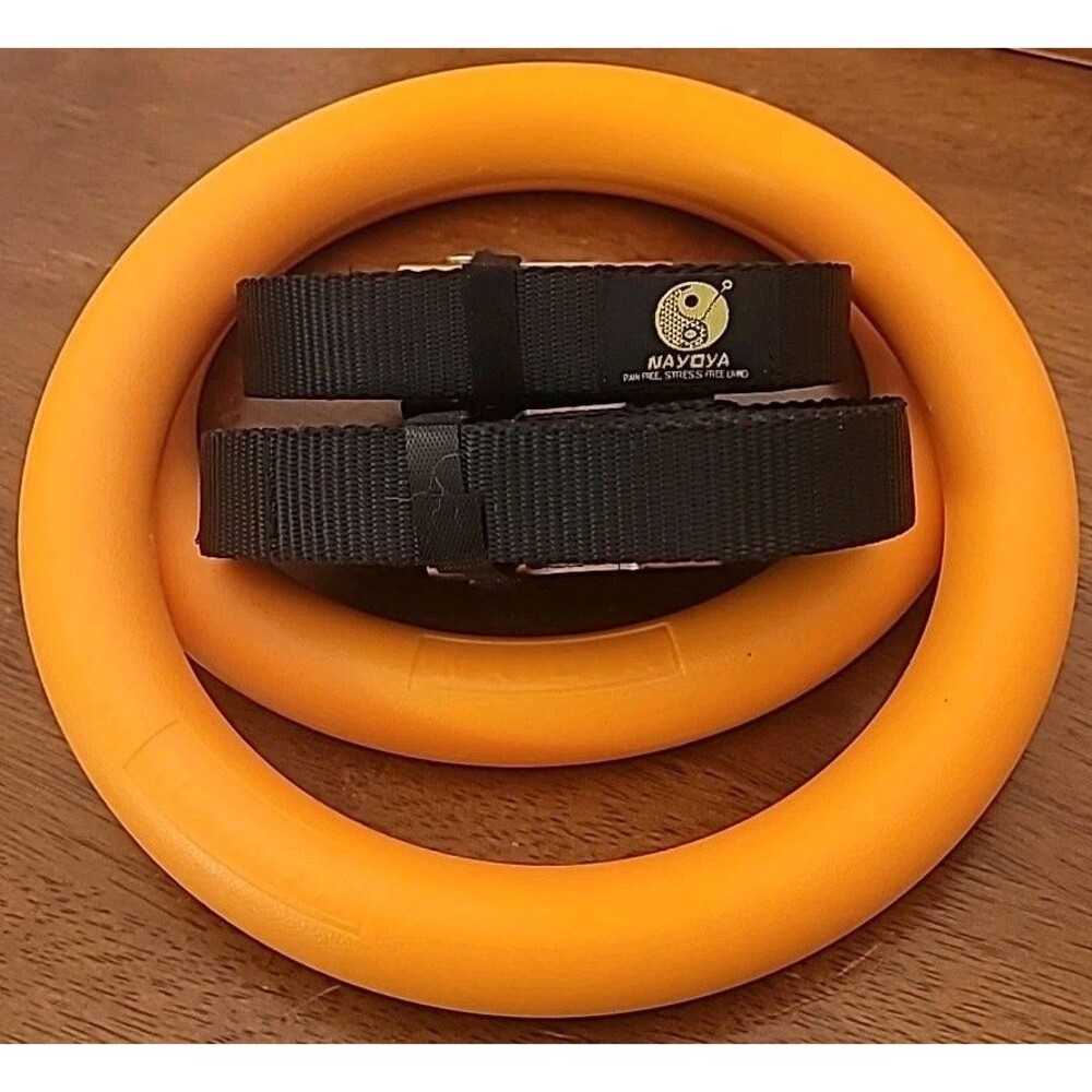 Nayoya Gymnastic Rings w/Adjustable Straps For Full Body Strength Training